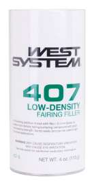 West System 407 Filler Medium Strength Microfibers Fairing Filler 4 oz