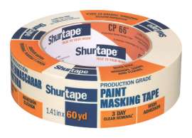 Shurtape 1.41 in. W X 60 yd L Tan High Strength Masking Tape 1 pk