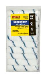 Whizz Microfiber 6 in. W X 3/4 in. Mini Paint Roller Cover 10 pk