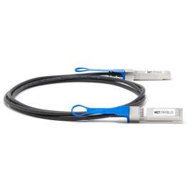 Netpatibles 25GBASE-CR1 SFP28 Passive Copper Cable, 2-Meter, 6.56 ft SFP28 Network Cable for Switch, Network Device, First End: 1 x SFP28 Network, Male, Second End: 1 x SFP28 Network