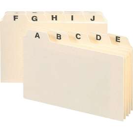 Smead Alphabetic 1/5-cut Tab Card Guide