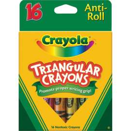 Crayola Triangular Anti-roll Crayons