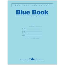 Roaring Spring 8-sheet Blue Examination Book