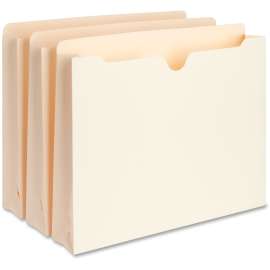 Bus. Source 2-Ply Vertical Expanding File Pockets