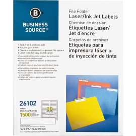 Bus. Source Laser/Inkjet File Folder Labels