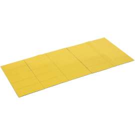 Dry Erase Magnetic Tape Strips, Yellow, 2" x 7/8", 25/Pack