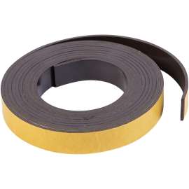 Magnetic Adhesive Tape Roll, Black, 1/2" x 7 Ft.