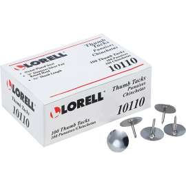 Lorell Steel Thumb Tacks