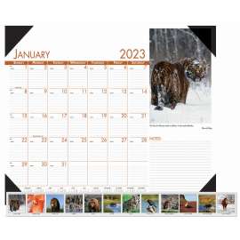 Doolittle Earthscapes Wildlife Monthly Desk Pad