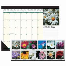 Doolittle EarthScapes Flowers 18-1/2" Desk Pad