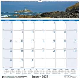 Doolittle Coastlines Monthly Wall Calendar