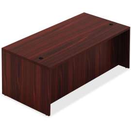 Lorell Wood Desk - 66.1" x 29.5" x 30" Desk - Mahogany - Chateau Series