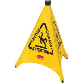 Rubbermaid Comm. Multi-Lingual Caution Safety Cone