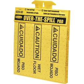 Rubbermaid Comm. Bilingual Over-The-Spill Pads