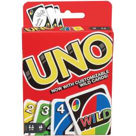 UNO Card Game, Ages 7 and Up, 108 Cards/Set