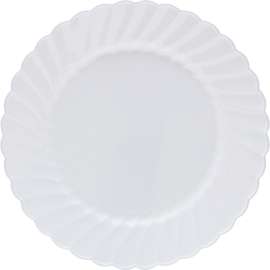 WNA Comet Classicware Hvywt Plastic White Plates