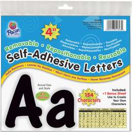 Pacon 154 Character Self-adhesive Letter Set