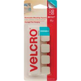 VELCRO® Removable Mounting Tape, 80/Pack