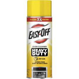 EASY-OFF Heavy Duty Oven Cleaner, Fresh Scent, Foam, 14.5 oz. Aerosol Can, 6/Case