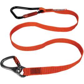 Squids 3149 Tool Lanyard with XL + Swivel Carabiners, 80 lb Max Work Capacity, 76", Orange/Black, Ships in 1-3 Business Days