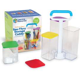 Learning Resources Create-a-Space SeeThru Storage Caddy