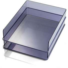 Officemate Stackable Letter Trays, Made from Recycled Bottles, 2PK