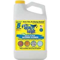 Spray & Forget SFDCH04 Concentrated House and Deck Cleaner, 64 oz Can