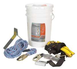 Safety Works Unisex Polyester Fall Protection Kit Assorted 1 pc