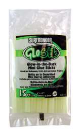 Surebonder GloStik .27 in. D X 4 in. L Glow-in-the-Dark Glue Sticks Green 15 pk