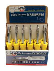 Best Way Tools 10-in-1 Screwdriver 8 in.