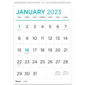 Blueline Blueline Large Print Monthly Wall Calendar