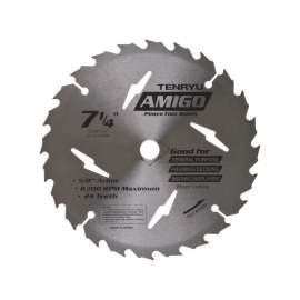 Tenryu Amigo 7-1/4 in. D X 5/8 in. Power Tool Tungsten Carbide Tipped Saw Blade 24 teeth 1 pc