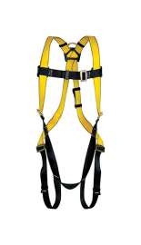 Safety Works Unisex Polyester Safety Harness 400 lb. cap. XL Yellow 1 pc