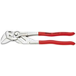 Knipex 10 in. Chrome Vanadium Steel Smooth Jaw Pliers Wrench