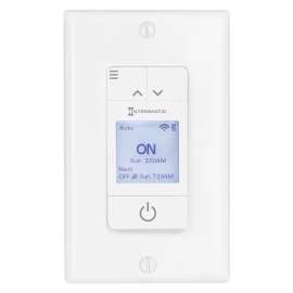 Intermatic Ascend Indoor 7 Day Programmable Wi-Fi Timer 120 V White
