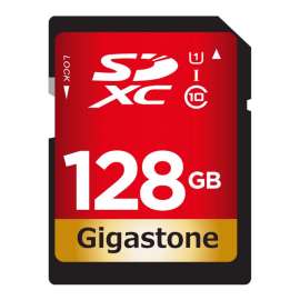 Gigastone Prime 128 GB SDXC Flash Memory Card 1 pk