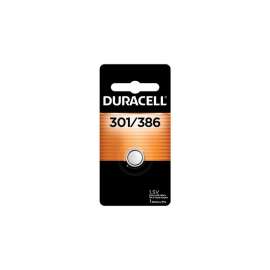 Duracell Silver Oxide 301/386 1.5 V 130 Ah Electronic/Watch Battery 1 pk