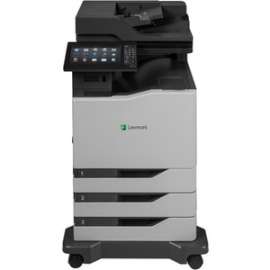 Lexmark CX825dte Laser Multifunction Printer - Color - Copier/Fax/Printer/Scanner - 55 ppm Mono/55 ppm Color Print - 2400 x 600 dpi Print - Automatic Duplex Print - Up to 250000 Pages Monthly - 1750 sheets Input - Color Scanner - 1200 dpi Optical Sc