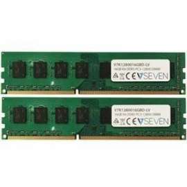 V7 16GB (2 x 8GB) DDR3 SDRAM Memory Kit - 16 GB (2 x 8GB) - DDR3-1600/PC3L-12800 DDR3 SDRAM - 1600 MHz - CL11 - 1.35 V - 240-pin - DIMM
