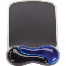 Kensington Duo Gel Mouse Pad Wrist Rest, 9.38" x 7.75" x 1.50" Dimension, Blue