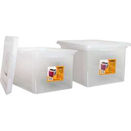 Lorell Letter/Legal Stacking File Box