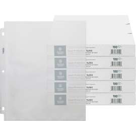Bus. Source Top-Loading Poly Sheet Protectors