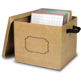 Teacher Created Res. Burlap Storage Box