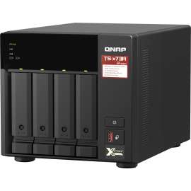 QNAP TS-473A-8G SAN/NAS Storage System, AMD Ryzen V1500B Quad-core (4 Core) 2.20 GHz, 4 x HDD Supported, 0 x HDD Installed, 4 x SSD Supported