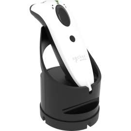 Socket Mobile SocketScan S720, Linear Barcode Plus QR Code Reader, White & Black Dock - Wireless Connectivity - 14.96" Scan Distance - 1D, 2D - LED - Linear - Bluetooth - White - Ticketing, Asset Tracking, Transportation, Delivery, Loyalty Program,