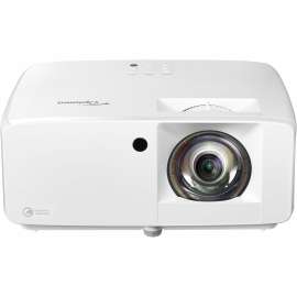 Optoma ZH450ST 3D Short Throw DLP Projector - 16:9 - White - High Dynamic Range (HDR) - Front - 1080p - 30000 Hour Normal Mode - 1,800:1 - 4200 lm - HDMI - USB - Network (RJ-45) - Conference Room, Board Room, Corporate