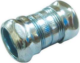 Sigma Engineered Solutions 3/4 in. D Zinc-Plated Steel Compression Coupling For Rigid/IMC 1 pk