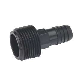 BK Products 3/4 in. MPT X 1/2 in. D Barb Plastic Adapter 1 pk