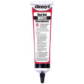 Christy's Red Hot White Adhesive and Sealant For PVC/Vinyl 5.25 oz