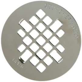 Sioux Chief 4-1/4 in. Chrome Round Stainless Steel Drain Grate